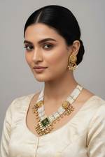 Load image into Gallery viewer, Rajwadi Premium Necklace with earrings