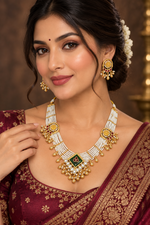 Load image into Gallery viewer, Rajwadi Premium Necklace with earrings