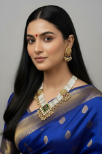 Load image into Gallery viewer, Rajwadi Premium Necklace with earrings