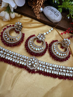 Load image into Gallery viewer, मिशा मिरर चोकर सेट