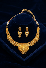 Load image into Gallery viewer, Farida Golden Necklace Sets