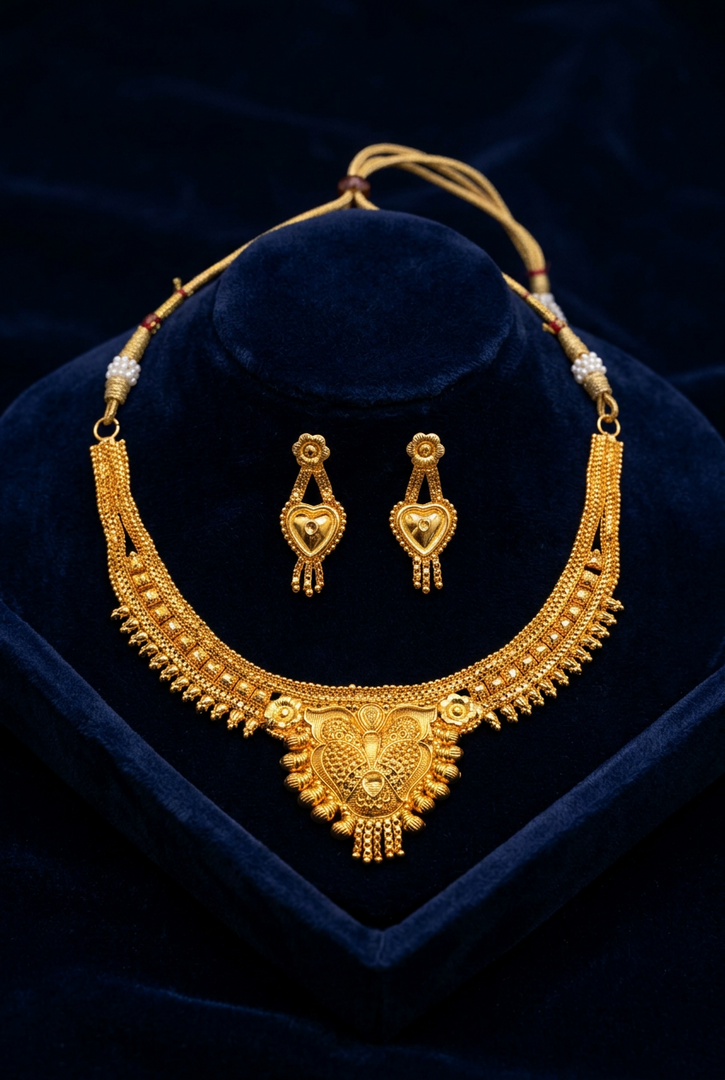 Farida Golden Necklace Sets