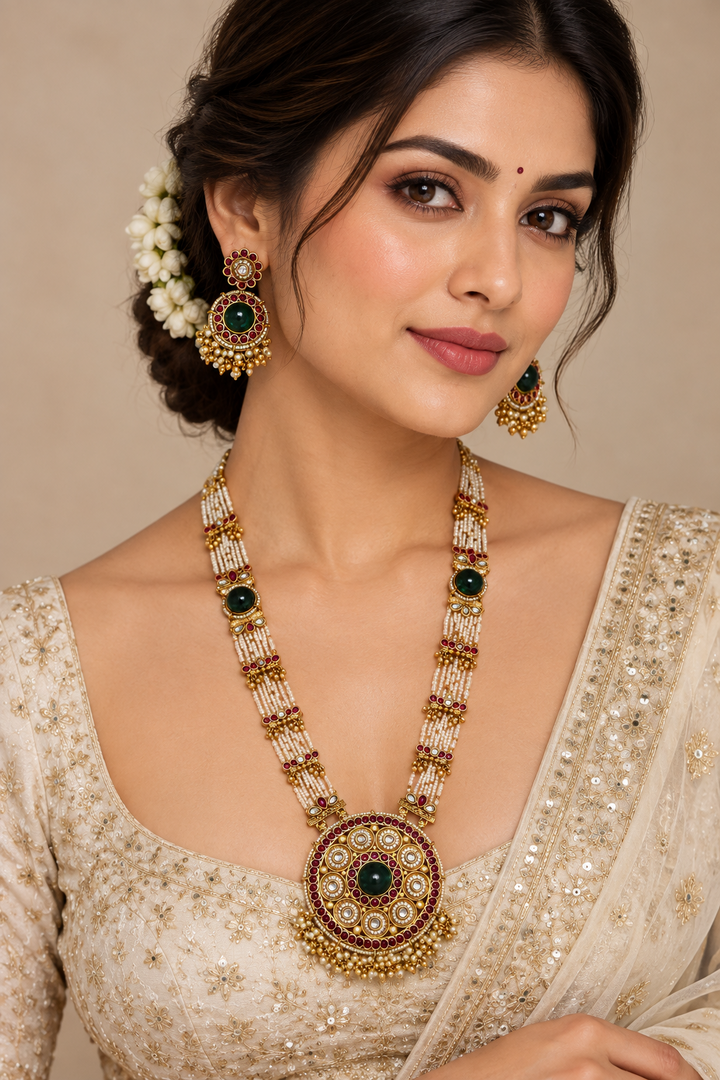 Rajwadi long mala set
