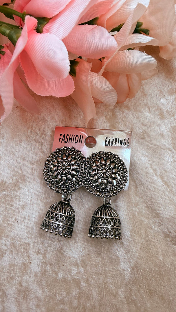 Oxidised jhumka