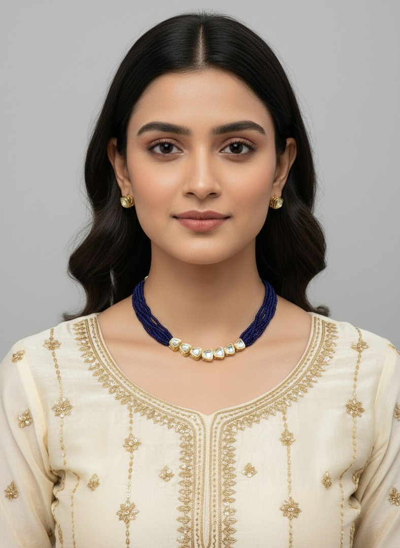 Ritika Indian Kundan choker