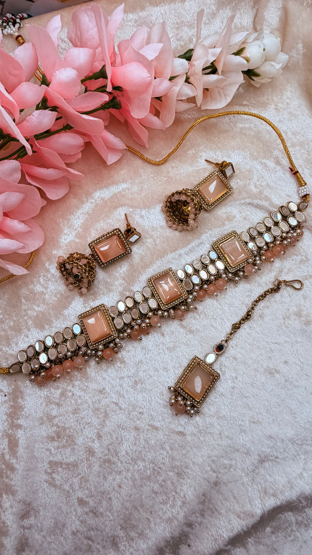 Jana Mirror choker set