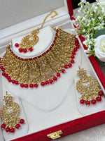 Load image into Gallery viewer, Anaya Indain Polki jewellery Choker Set
