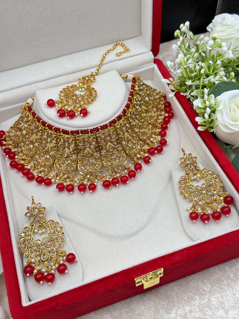 Anaya Indain Polki jewellery Choker Set