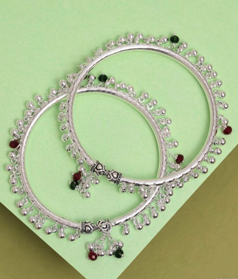 Antique silver Charm Anklet