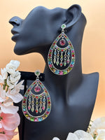 Load image into Gallery viewer, Multicolor zircon  earring