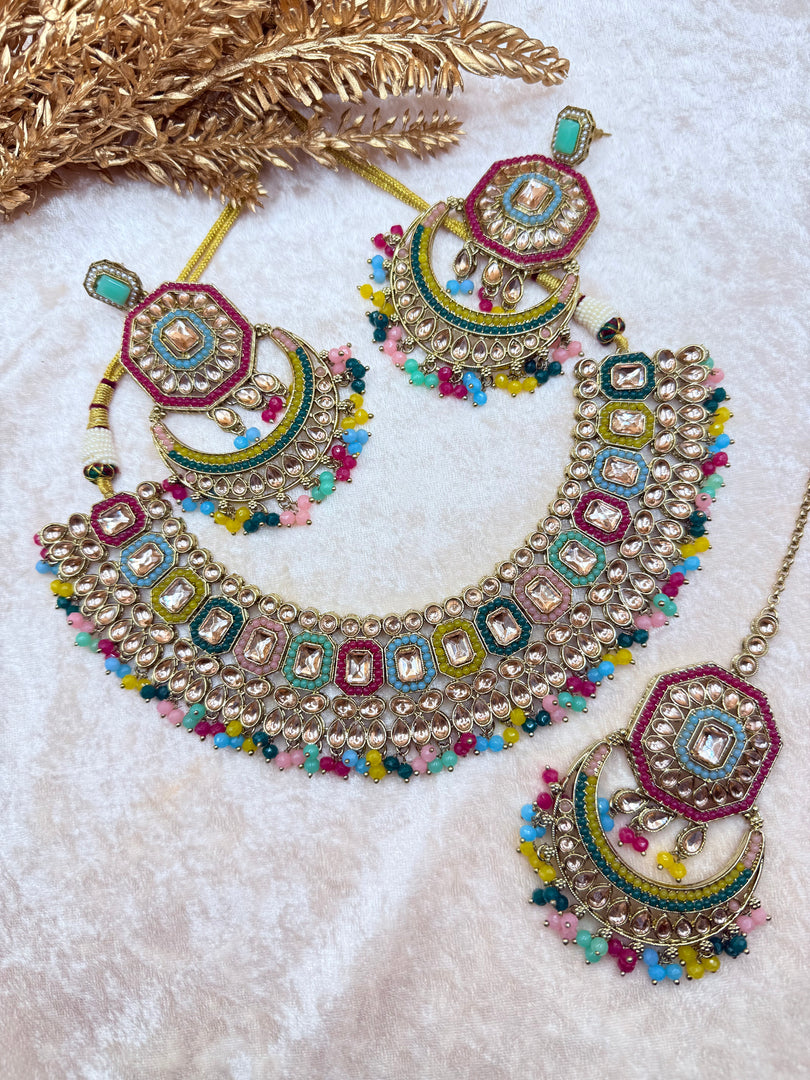 Kiran Multicolor Necklace Set