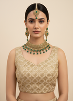 Load image into Gallery viewer, Rupasi Antique Gold choker set