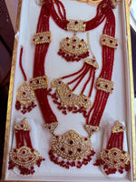 Load image into Gallery viewer, Chandani Red pakistani Bridal Set
