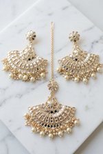 Load image into Gallery viewer, Golden Mirror Tikka set
