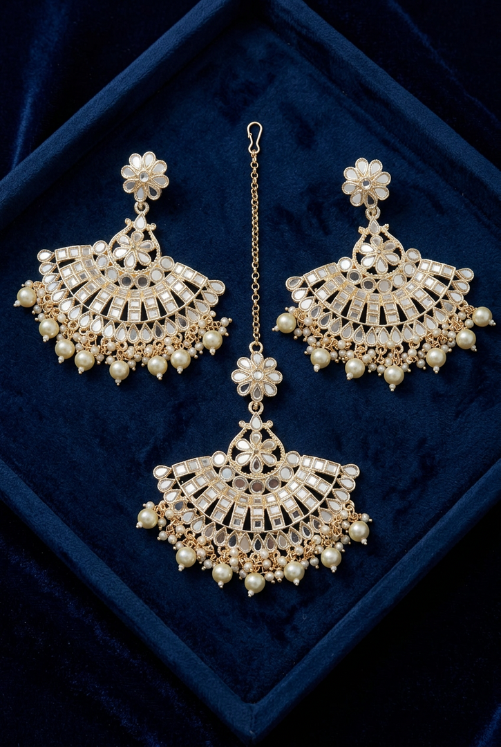 Golden Mirror Tikka set