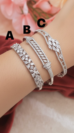 Load image into Gallery viewer, Silver AD Openable bracelets