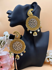 Survi Oversized Golden Earring