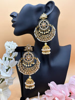 Load image into Gallery viewer, Reesha Polki Jhumki Earring
