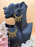 Load image into Gallery viewer, Golden jhumka Earring
