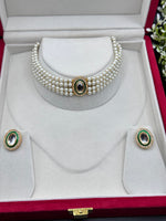 Load image into Gallery viewer, Faima Pearl Choker Set
