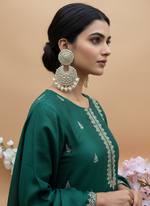 Load image into Gallery viewer, कुन्दन ओवरसाइज़्ड भारतीय बाली
