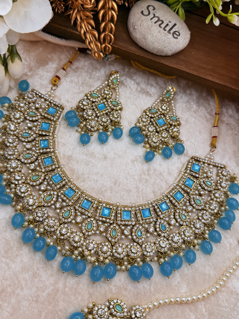 Firozi blue 
 Pakistani set
