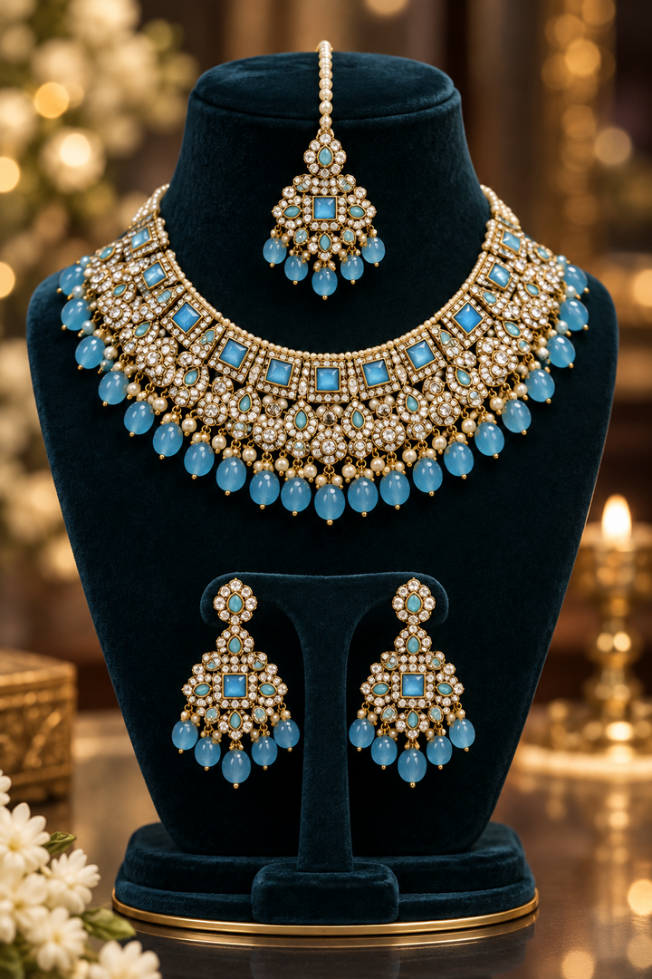 Firozi blue 
 Pakistani set
