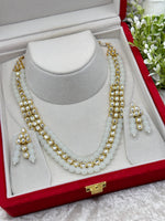 Load image into Gallery viewer, White Pearl Kundan Mala
