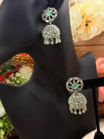 Load image into Gallery viewer, Mint Green AD Jhumki
