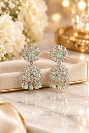 Mint Green AD Jhumki