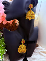 Load image into Gallery viewer, Gold plated jhumki

