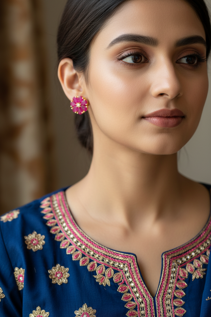 Flower Stud Earrings