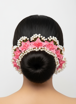 Load image into Gallery viewer, गजरा हेयर फ्लोरल हेयर एक्सेसरीज