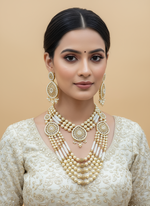 Load image into Gallery viewer, Long Mala with Indian Choker Combo