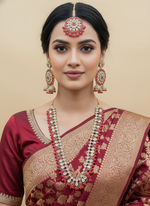 Load image into Gallery viewer, पोल्की लंबा हार सेट