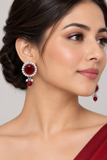 Load image into Gallery viewer, Pearl Round Studs