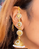 Load image into Gallery viewer, Golden light weight Jhumki
