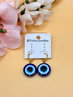 Load image into Gallery viewer, Evil eye earrings