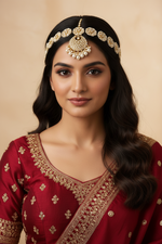 Load image into Gallery viewer, ईशा टिक्का हेडबैंड पीस शीशफूल)