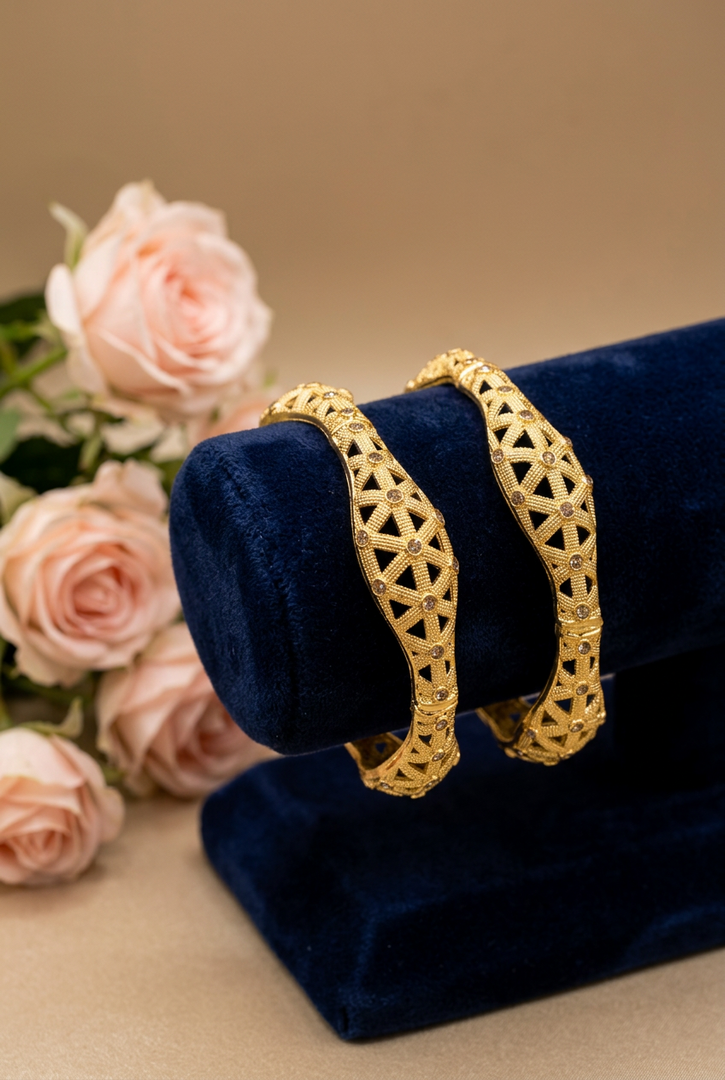 Sonams Gold Plated Kadas
