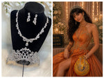 Load image into Gallery viewer, Prom accessories ( crown &amp; Necklace earring &amp; potali purse  )