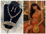 Load image into Gallery viewer, Prom accessories ( crown &amp; Necklace earring &amp; potali purse  )