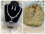 Load image into Gallery viewer, Prom accessories ( crown &amp; Necklace earring &amp; potali purse  )