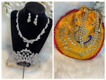 Load image into Gallery viewer, Prom accessories ( crown &amp; Necklace earring &amp; potali purse  )