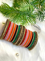 Load image into Gallery viewer, Beautiful Multicolor Bangles In Bright Colors - Affinity Giya

