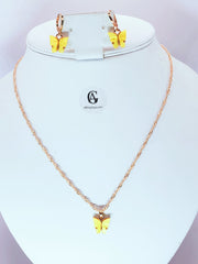 Butterfly Chain Earring Set - Affinity Giya