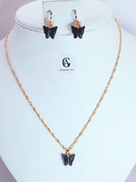 Load image into Gallery viewer, Butterfly Chain Earring Set - Affinity Giya
