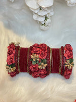 Load image into Gallery viewer, Floral bangles
