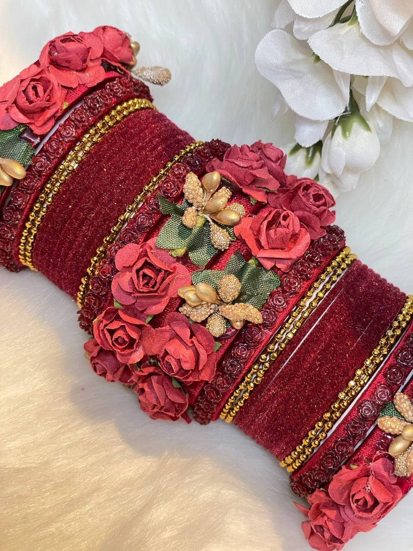 Colorful Floral Bangles