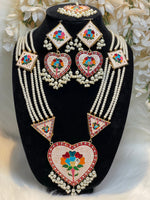 Load image into Gallery viewer, Floral Pakistani Mala set - Affinity Giya
